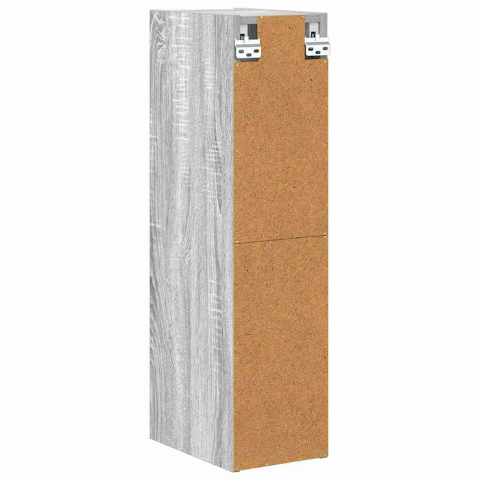 Dulap suspendat Riga Gri Sonoma 20 x 29,5 x 80 cm Lemn compozit - WALTI WALTI