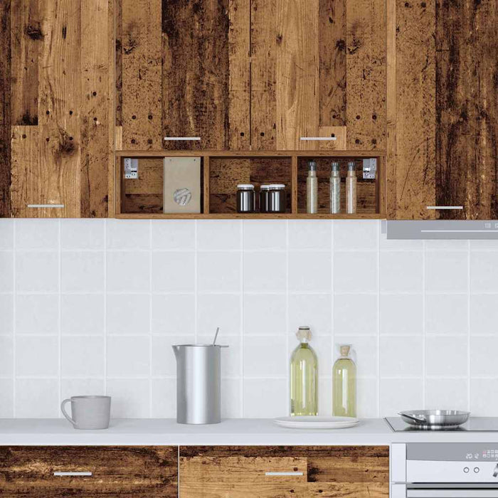 Dulap suspendat Riga Lemn Vechi 20 x 29,5 x 80 cm Lemn compozit - WALTI WALTI