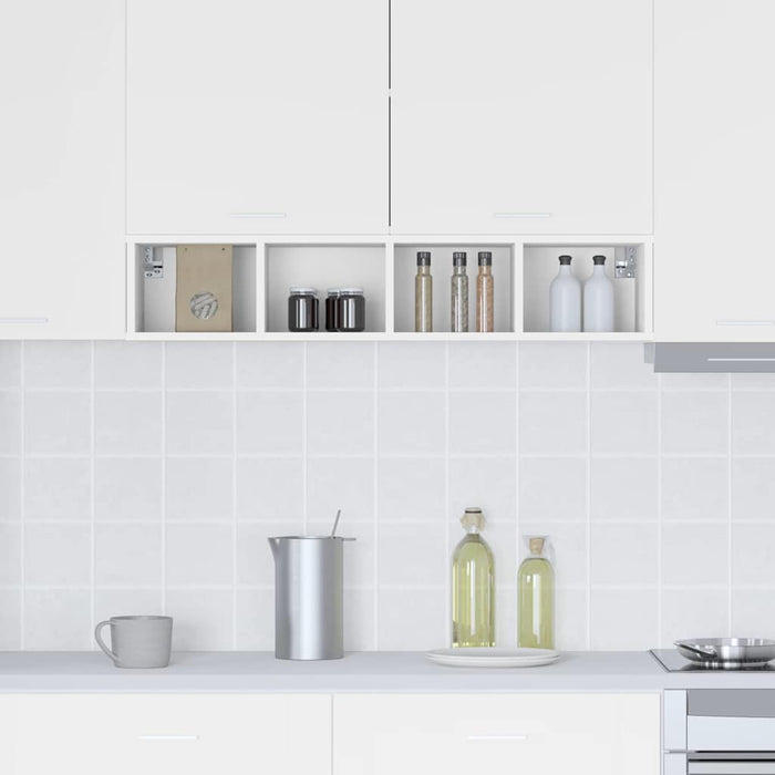 Dulap suspendat Riga Alb 20 x 29,5 x 100 cm Lemn compozit - WALTI WALTI