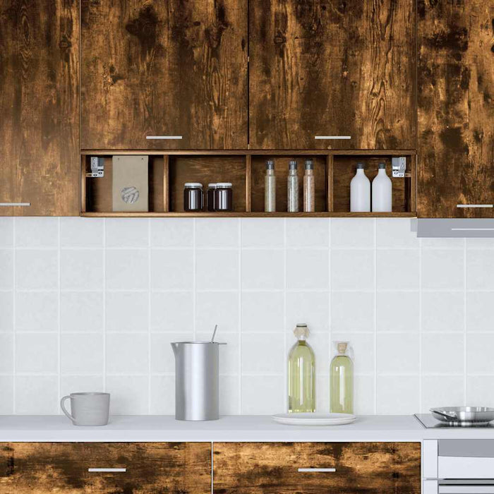 Dulap suspendat Riga Stejar fumuriu 20 x 29,5 x 100 cm - WALTI WALTI