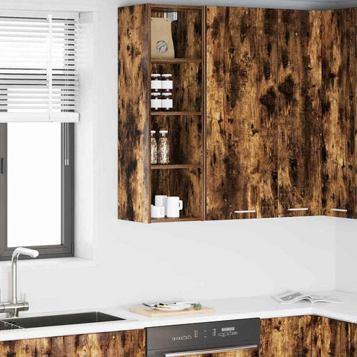 Dulap suspendat Riga Stejar fumuriu 30 x 29,5 x 100 cm - WALTI WALTI