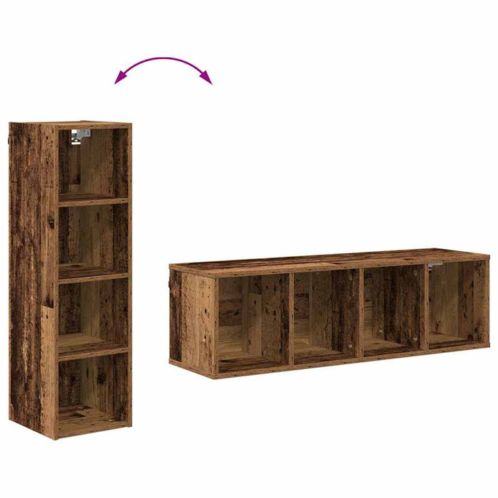 Dulap suspendat Riga Lemn Vechi 30 x 29,5 x 100 cm - WALTI WALTI