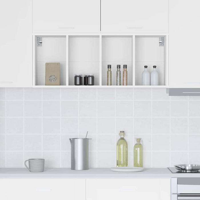 Dulap suspendat Riga Alb 40 x 29,5 x 100 cm Lemn compozit - WALTI WALTI