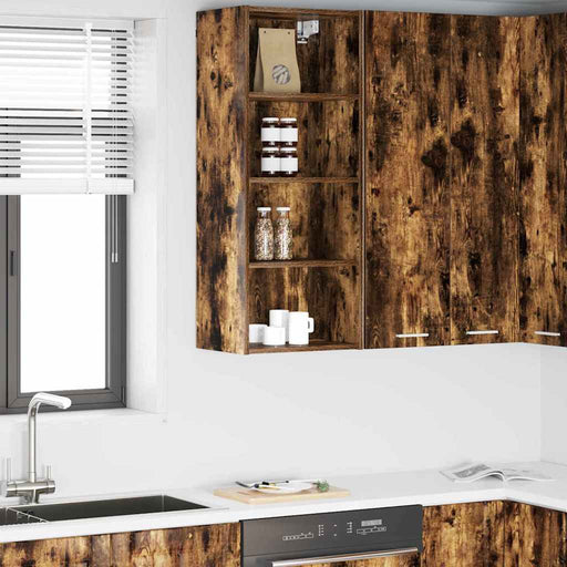 Dulap suspendat Riga Stejar fumuriu 40 x 29,5 x 100 cm - WALTI WALTI