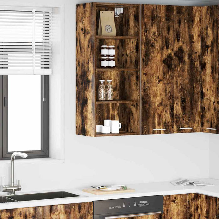 Dulap suspendat Riga Stejar fumuriu 40 x 29,5 x 100 cm - WALTI WALTI