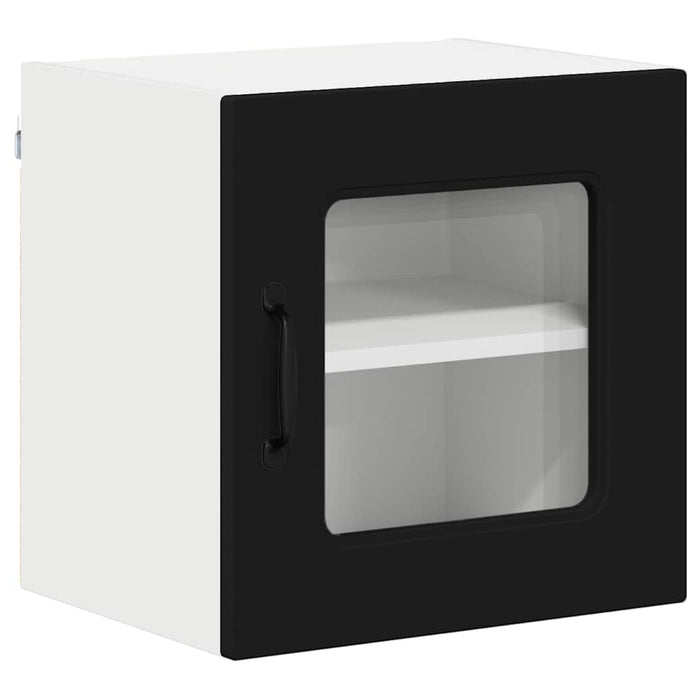 Dulap suspendat de bucătărie cu raft Negru 40 x 31 x 40 cm - WALTI WALTI