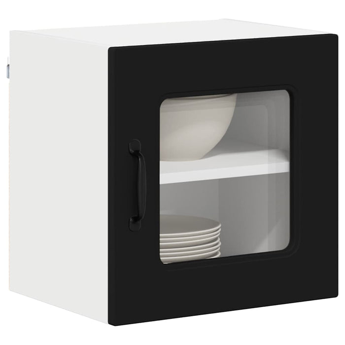 Dulap suspendat de bucătărie cu raft Negru 40 x 31 x 40 cm - WALTI WALTI