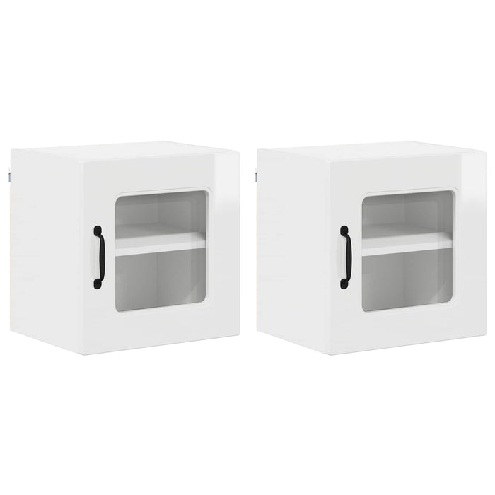 Panou mașină de spălat vase Kalmar 2 pcs Alb lucios - WALTI WALTI