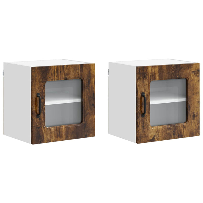 Panou mașină de spălat vase Kalmar 2 pcs Stejar fumuriu - WALTI WALTI