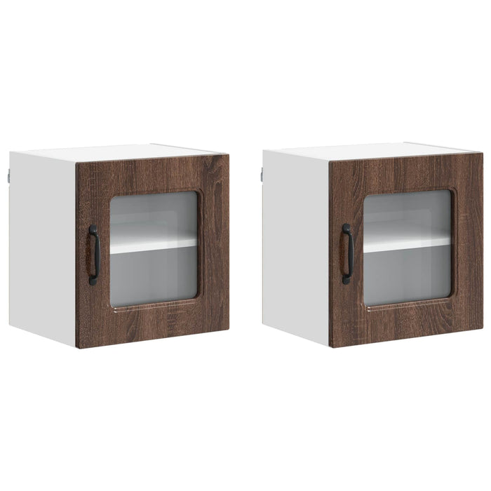 Panou mașină de spălat vase Kalmar 2 pcs Stejar închis - WALTI WALTI
