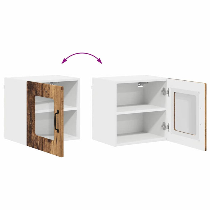 Dulap suspendat de bucătărie cu raft Lemn Vechi 40 x 31 x 40 cm - WALTI WALTI