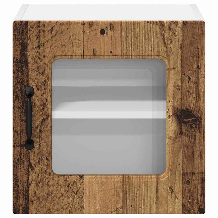 Dulap suspendat de bucătărie 2 pcs Lemn Vechi 40 x 31 x 40 cm - WALTI WALTI