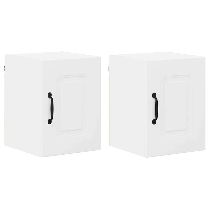 Dulap suspendat de bucătărie cu raft 2 pcs Alb 30 x 31 x 40 cm - WALTI WALTI