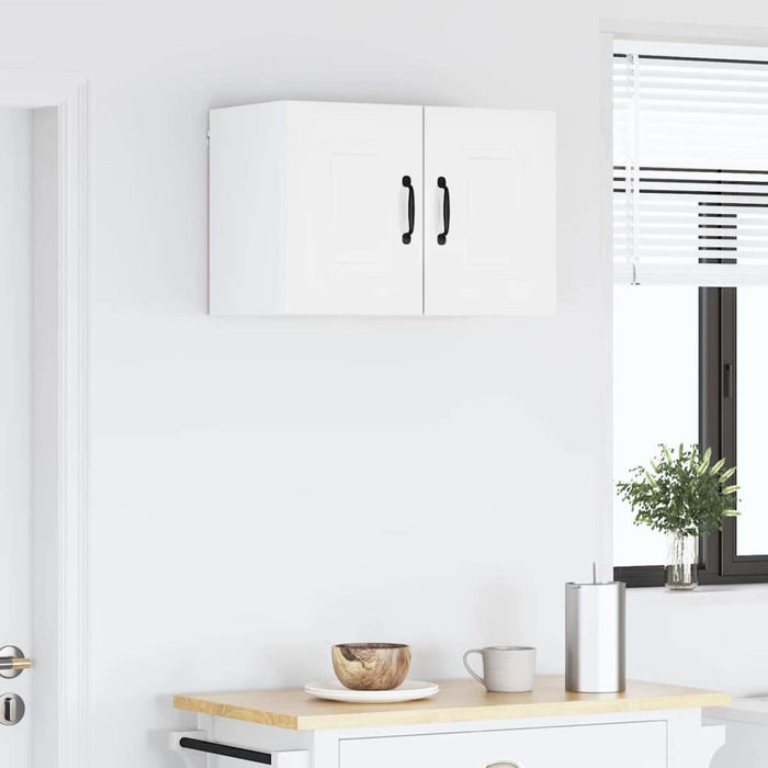 Dulap suspendat de bucătărie cu raft Alb lucios 30 x 31 x 40 cm - WALTI WALTI