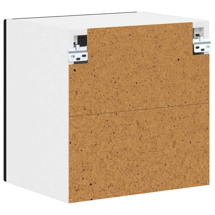 Dulap suspendat de bucătărie cu raft Negru 40 x 31 x 40 cm - WALTI WALTI