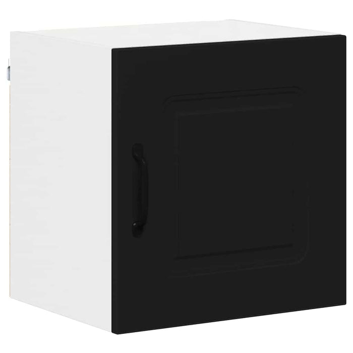 Dulap suspendat de bucătărie cu ușă 2 pcs Negru 40 x 31 x 40 cm - WALTI WALTI
