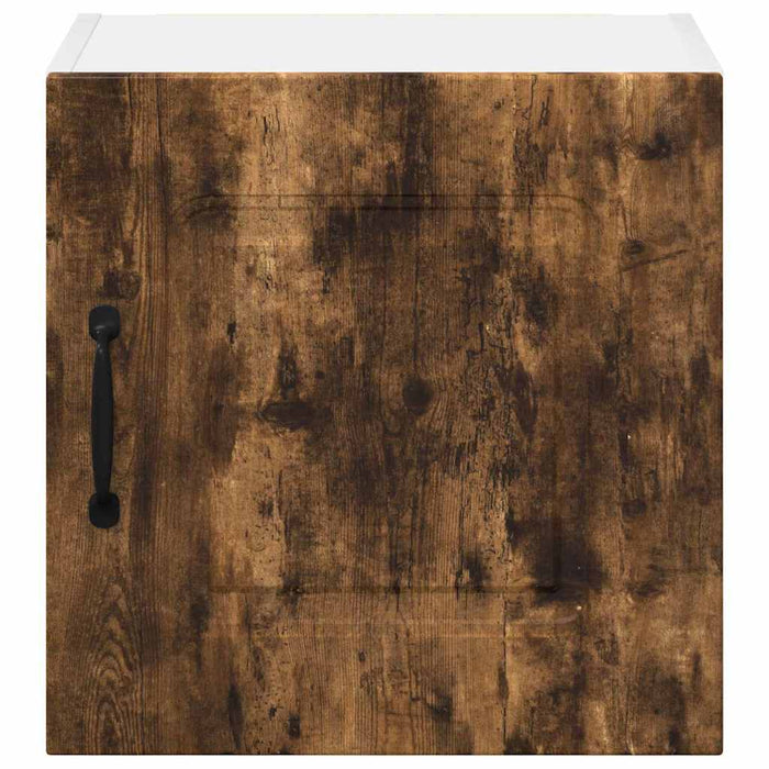 Dulap suspendat de bucătărie cu raft 2 pcs Stejar fumuriu - WALTI WALTI