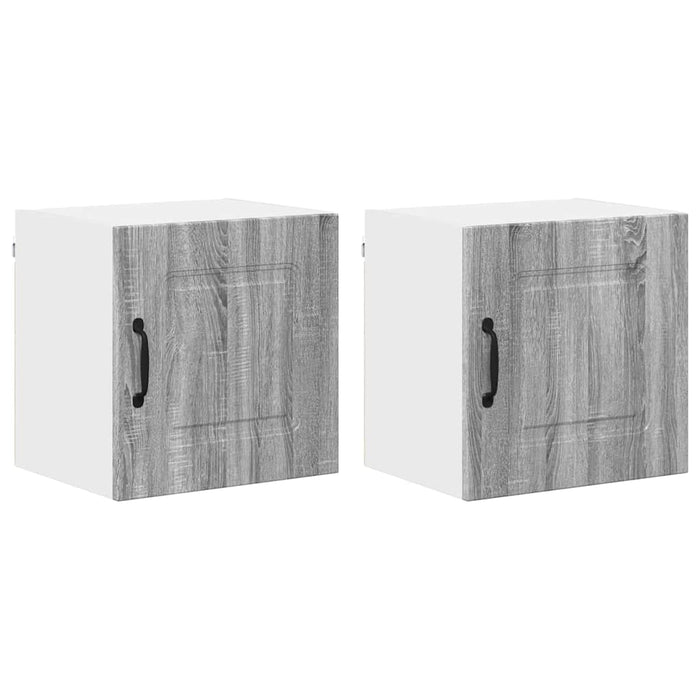 Dulap suspendat de bucătărie 2 pcs Gri Sonoma 40 x 31 x 40 cm - WALTI WALTI