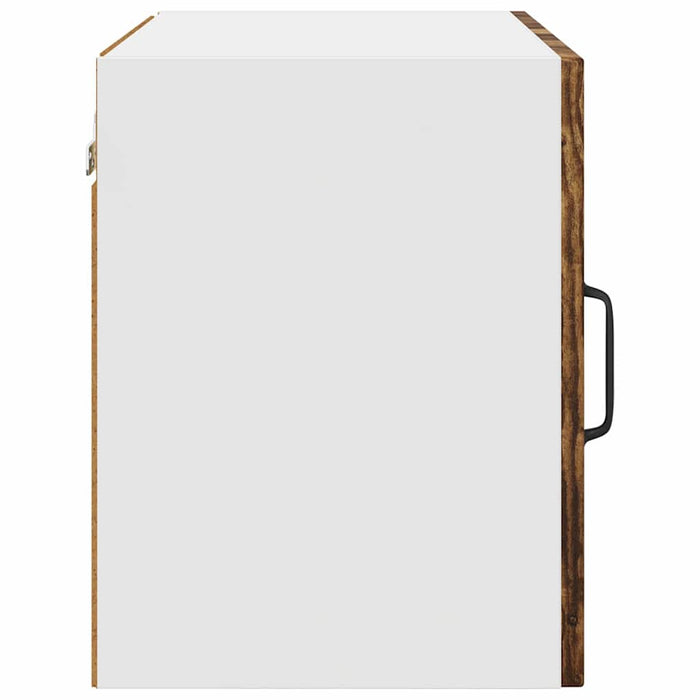 Dulap suspendat de bucătărie cu raft 2 pcs Stejar fumuriu - WALTI WALTI