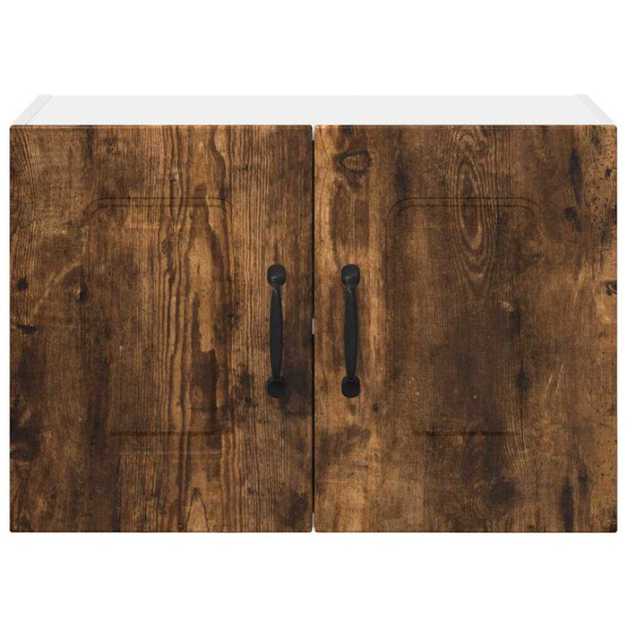 Dulap suspendat de bucătărie cu raft 2 pcs Stejar fumuriu - WALTI WALTI