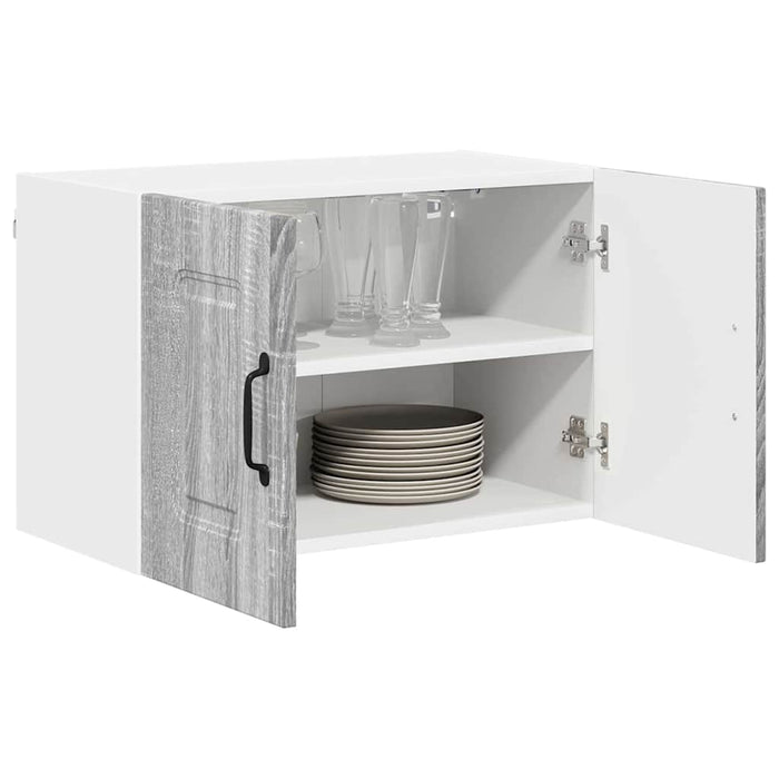 Dulap suspendat de bucătărie cu raft Gri Sonoma 60 x 31 x 40 cm - WALTI WALTI