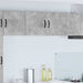 Dulap suspendat de bucătărie Gri din beton 80 x 31 x 40 cm - WALTI WALTI