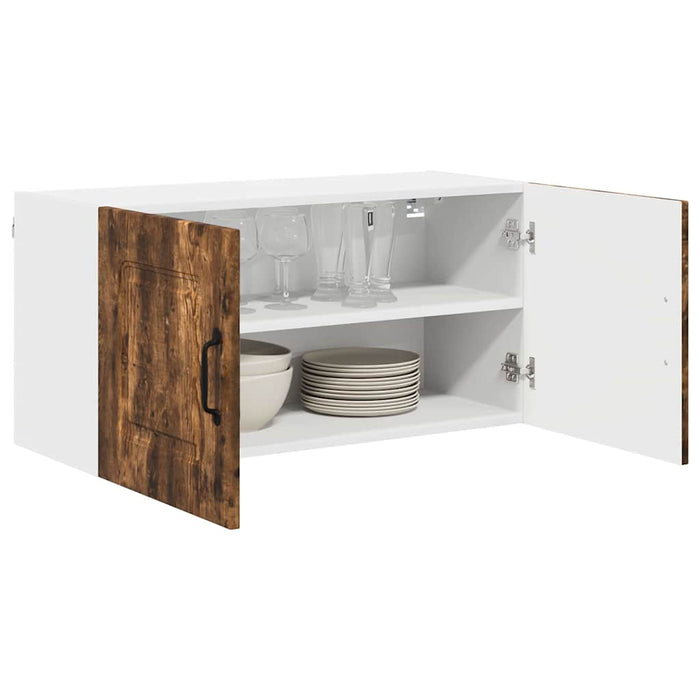 Dulap suspendat de bucătărie Stejar fumuriu 80 x 31 x 40 cm - WALTI WALTI