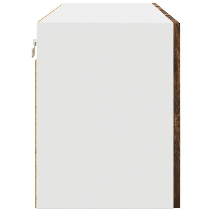 Dulap suspendat de bucătărie Stejar fumuriu 80 x 31 x 40 cm - WALTI WALTI