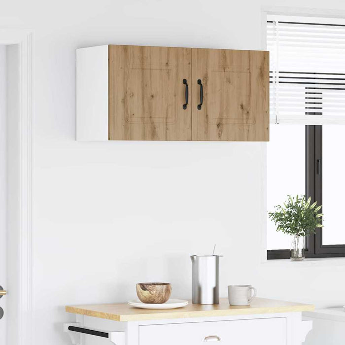 Dulap suspendat de bucătărie Stejar Artizanal 80 x 31 x 40 cm - WALTI WALTI