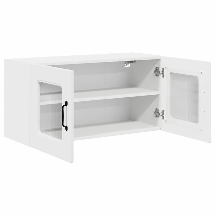 Dulap suspendat de bucătărie Alb 80 x 31 x 40 cm Lemn compozit - WALTI WALTI