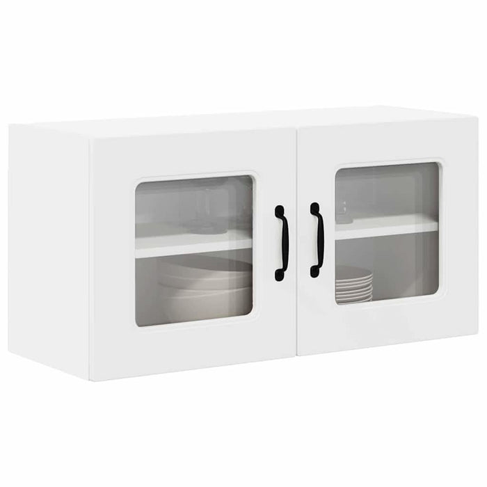 Dulap suspendat de bucătărie Alb 80 x 31 x 40 cm Lemn compozit - WALTI WALTI