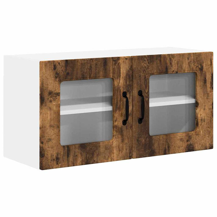Dulap suspendat de bucătărie Stejar fumuriu 80 x 31 x 40 cm - WALTI WALTI