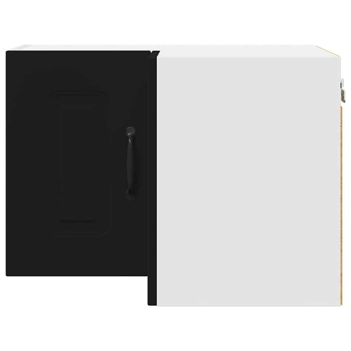 Dulap suspendat de bucătărie cu raft Negru 57 x 57 x 40 cm - WALTI WALTI