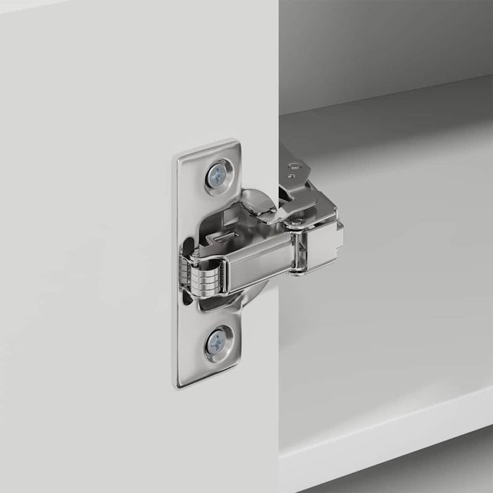 Dulap suspendat de bucătărie cu raft Alb lucios 57 x 57 x 40 cm - WALTI WALTI