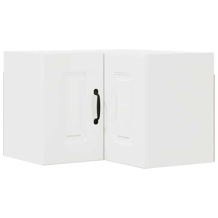 Dulap suspendat de bucătărie cu raft Alb lucios 57 x 57 x 40 cm - WALTI WALTI