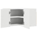 Dulap suspendat de bucătărie cu raft Alb lucios 57 x 57 x 40 cm - WALTI WALTI