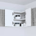 Dulap suspendat de bucătărie cu raft Gri Sonoma 57 x 57 x 40 cm - WALTI WALTI