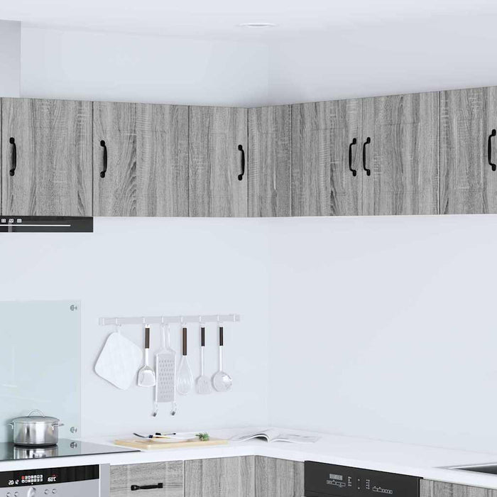 Dulap suspendat de bucătărie cu raft Gri Sonoma 57 x 57 x 40 cm - WALTI WALTI