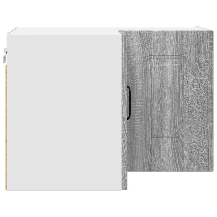 Dulap suspendat de bucătărie cu raft Gri Sonoma 57 x 57 x 40 cm - WALTI WALTI