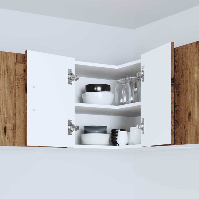 Dulap suspendat de bucătărie cu raft Lemn Vechi 57 x 57 x 40 cm - WALTI WALTI
