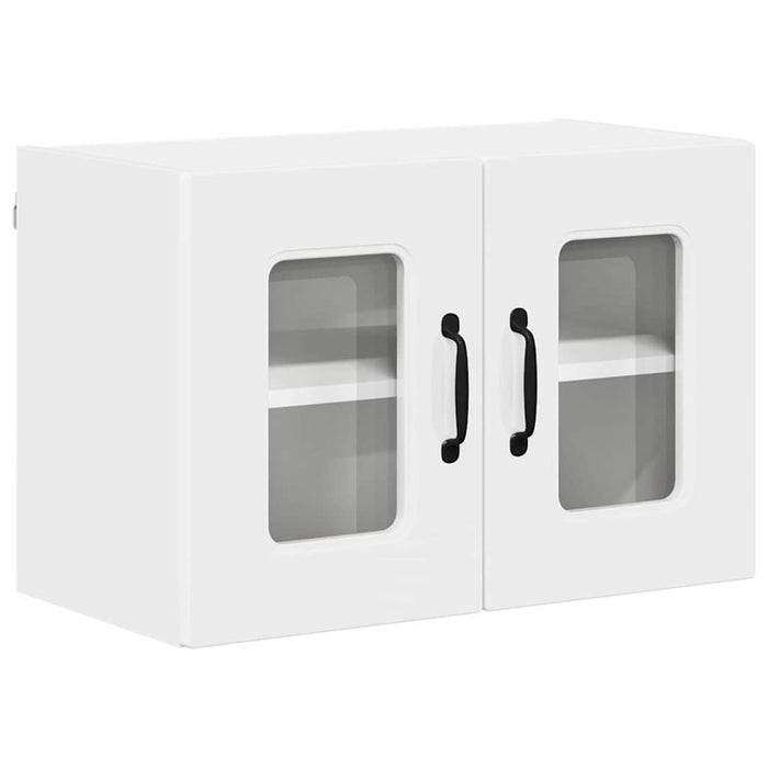 Dulap suspendat de bucătărie cu raft Alb lucios 60 x 31 x 40 cm - WALTI WALTI