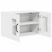 Dulap suspendat de bucătărie cu raft Alb lucios 60 x 31 x 40 cm - WALTI WALTI