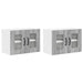 Dulap suspendat de bucătărie 2 pcs Gri Sonoma 60 x 31 x 40 cm - WALTI WALTI