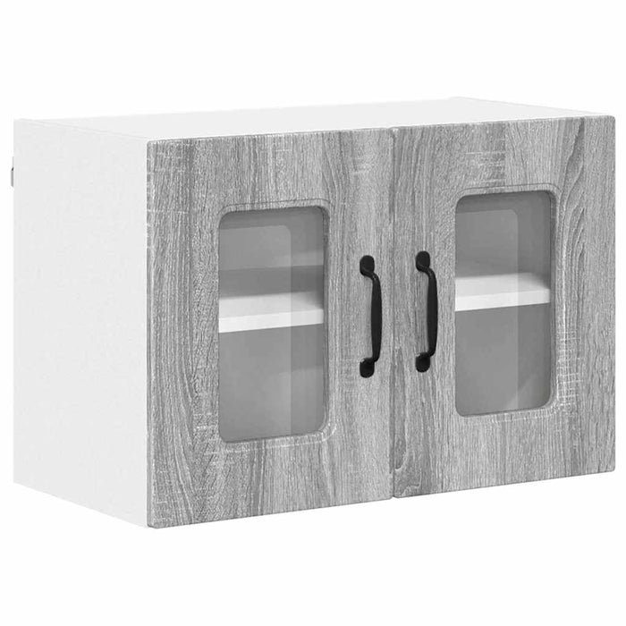 Dulap suspendat de bucătărie 2 pcs Gri Sonoma 60 x 31 x 40 cm - WALTI WALTI