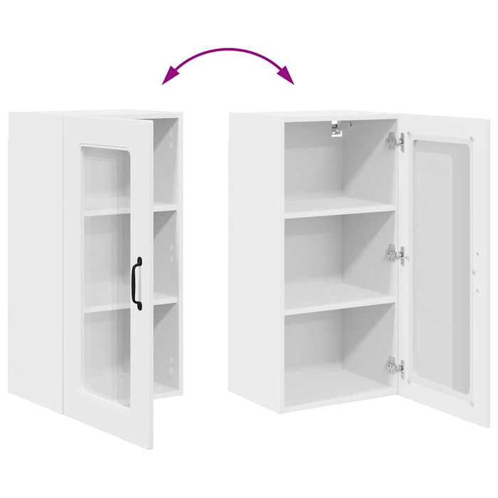 Dulap suspendat de bucătărie Alb 40 x 31 x 80 cm Lemn compozit - WALTI WALTI