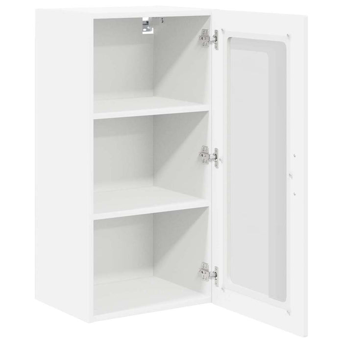 Dulap suspendat de bucătărie cu raft 2 pcs Alb 40 x 31 x 80 cm - WALTI WALTI
