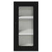 Dulap suspendat de bucătărie cu raft Negru 40 x 31 x 80 cm - WALTI WALTI