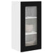 Dulap suspendat de bucătărie cu raft Negru 40 x 31 x 80 cm - WALTI WALTI
