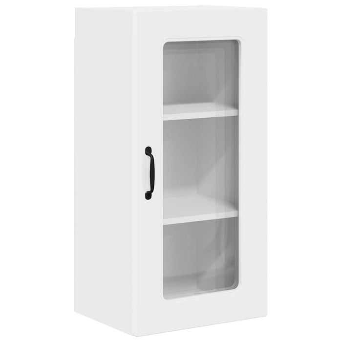 Dulap suspendat de bucătărie 2 pcs Alb lucios 40 x 31 x 80 cm - WALTI WALTI