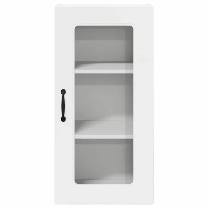 Dulap suspendat de bucătărie 2 pcs Alb lucios 40 x 31 x 80 cm - WALTI WALTI